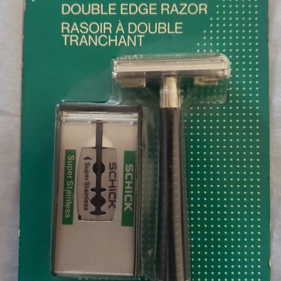 Schick Double Edge Razor with Super Stainless Blades - Picture 1 of 2